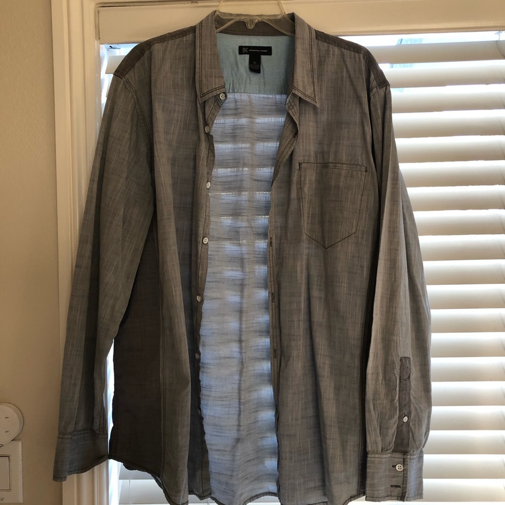 INC Casual Mens Button Down Shirt XXL